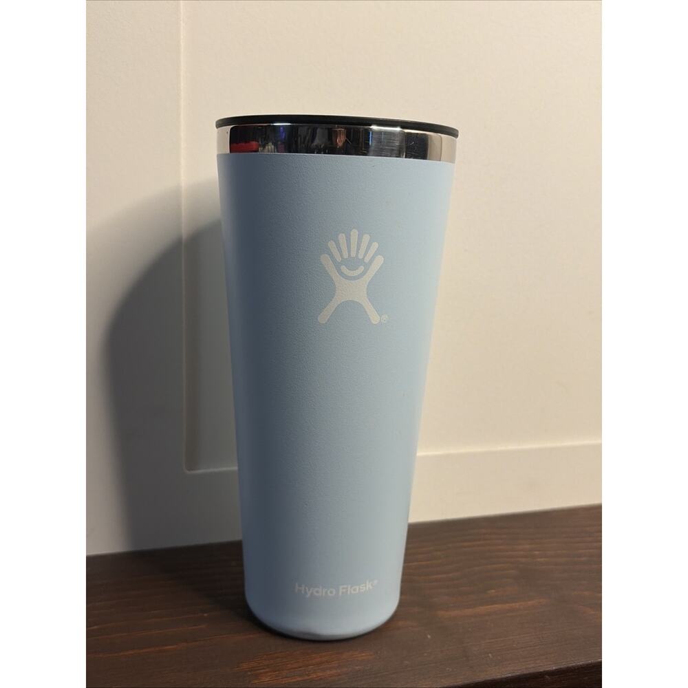 Hydro Flask 32oz Coffee Mug Insulated Light Blue OEM Lid